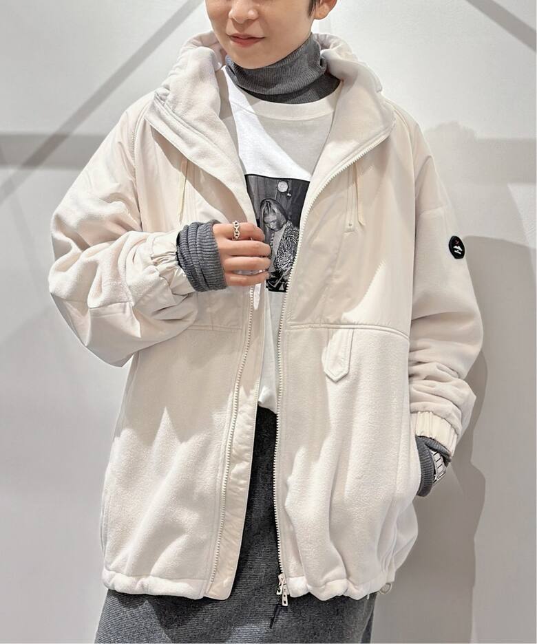 Y(dot) BY NORDISK】別注スタンドカラーフリースジャケット（ボア  