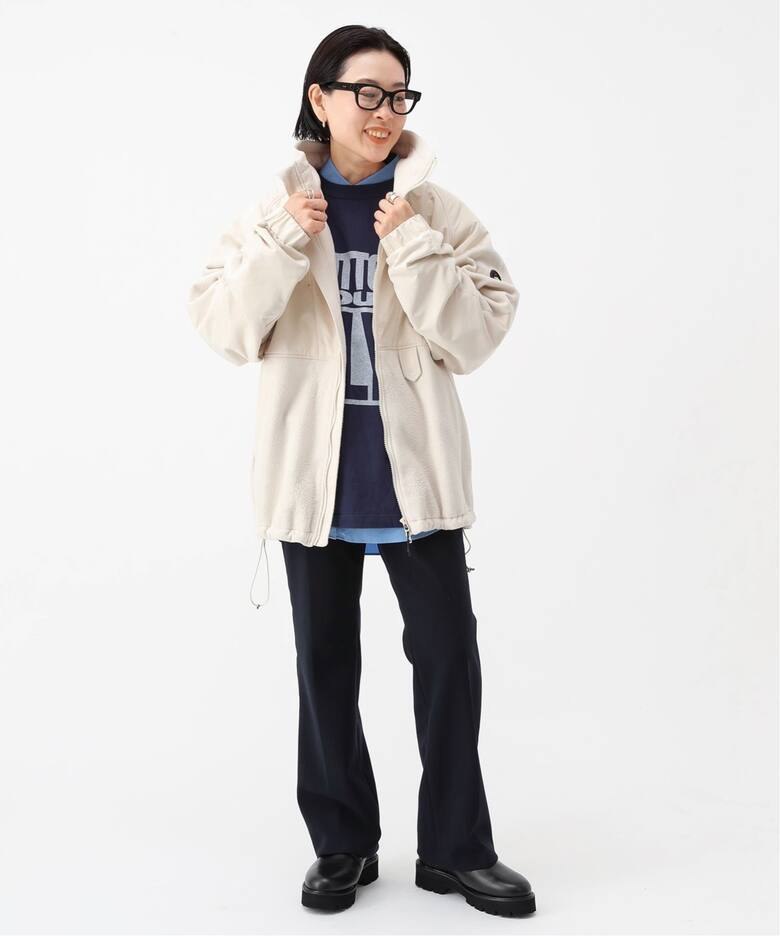 Y(dot) BY NORDISK】別注スタンドカラーフリースジャケット（ボア  