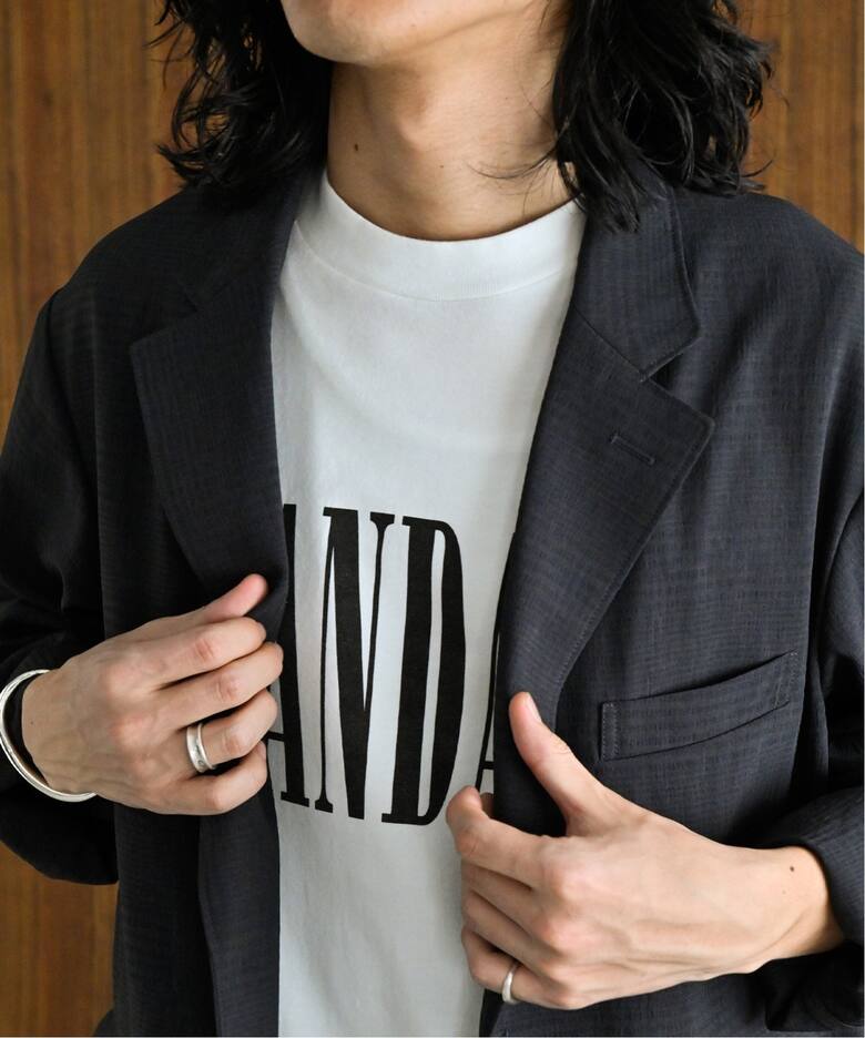 吸水速乾 / 接触冷感” EVALET シャドーチェック フィールドジャケット 