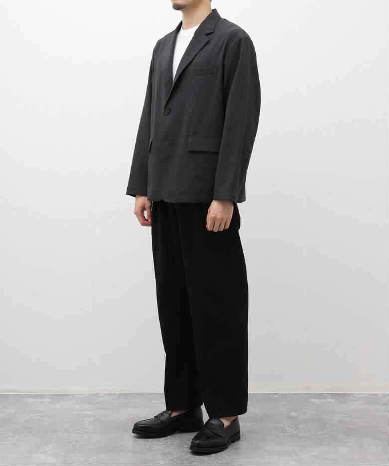吸水速乾 / 接触冷感” EVALET シャドーチェック フィールドジャケット 