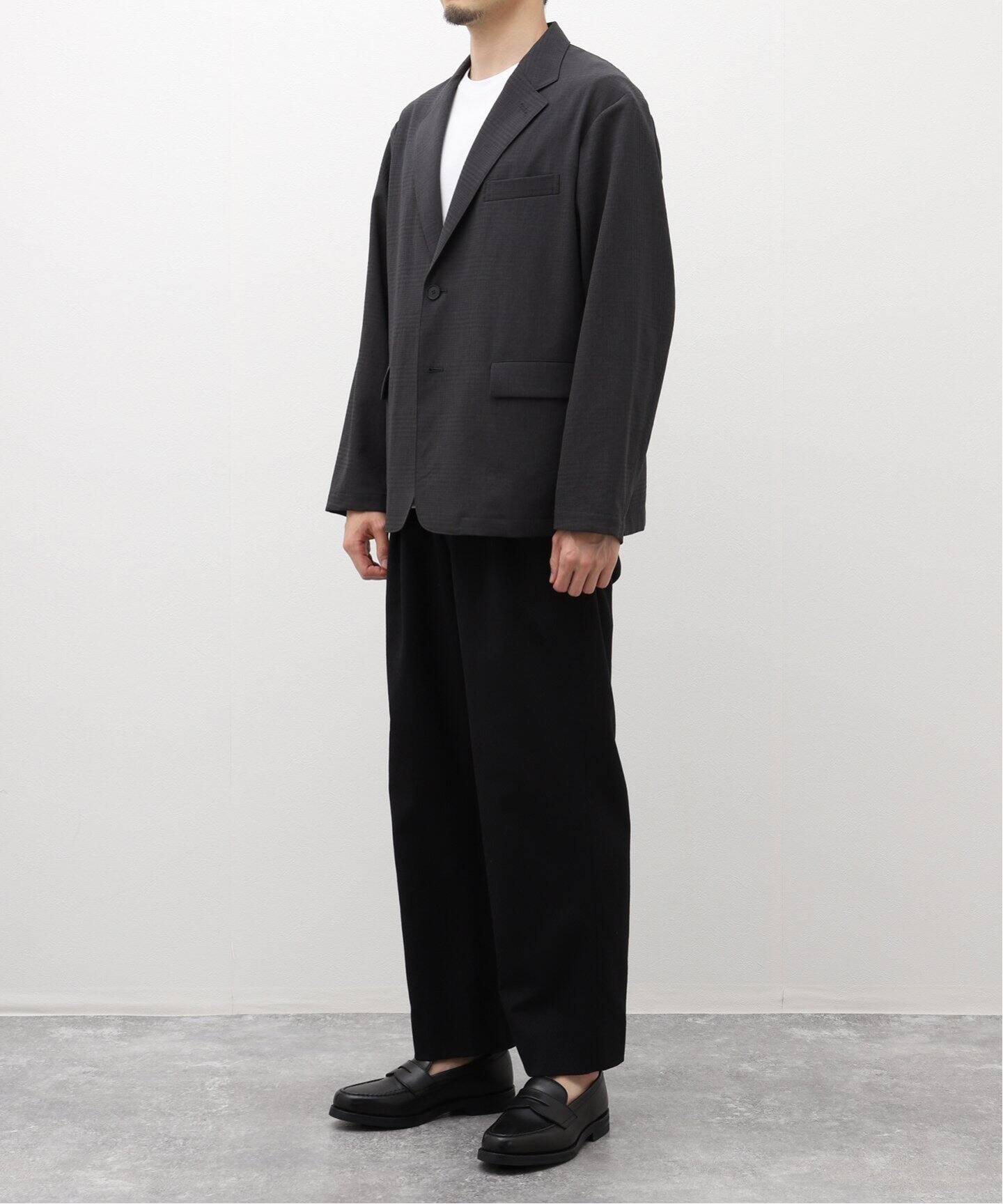 新品）吸水速乾/接触冷感EVALETシャドーチェックフィールドジャケット紺L 吸水速乾 / 接触冷感” EVALET シャドーチェック フィールド