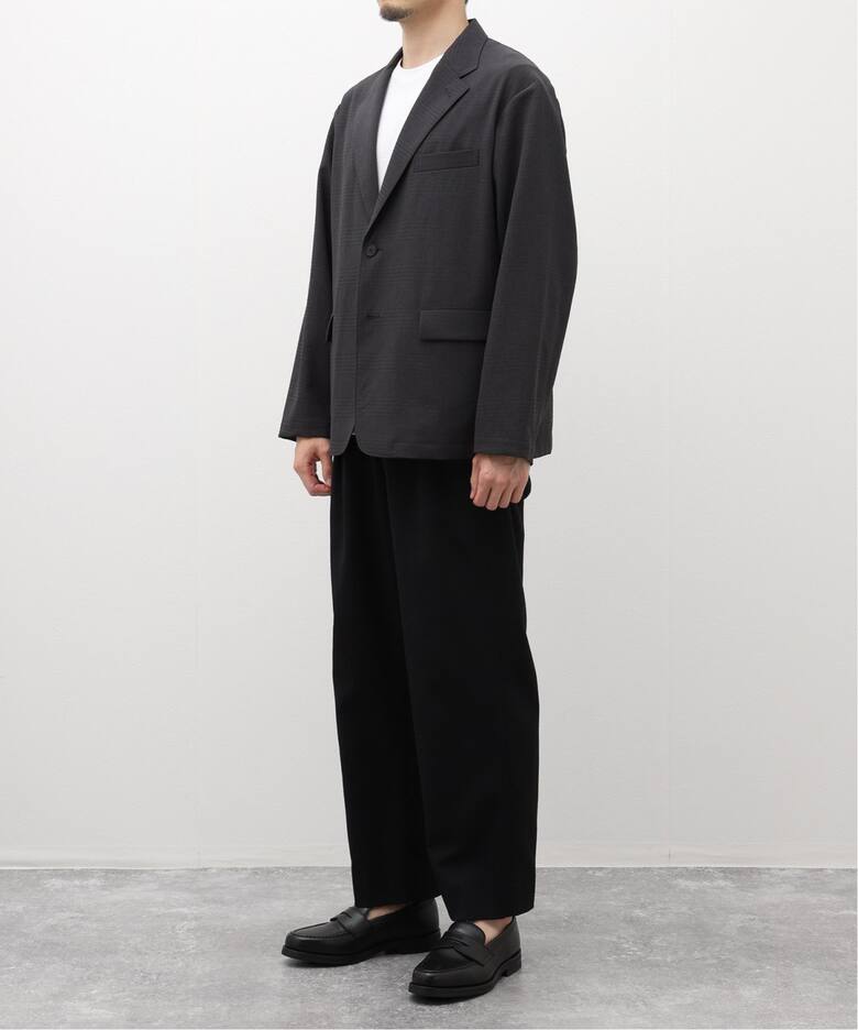 吸水速乾 / 接触冷感” EVALET シャドーチェック フィールドジャケット 