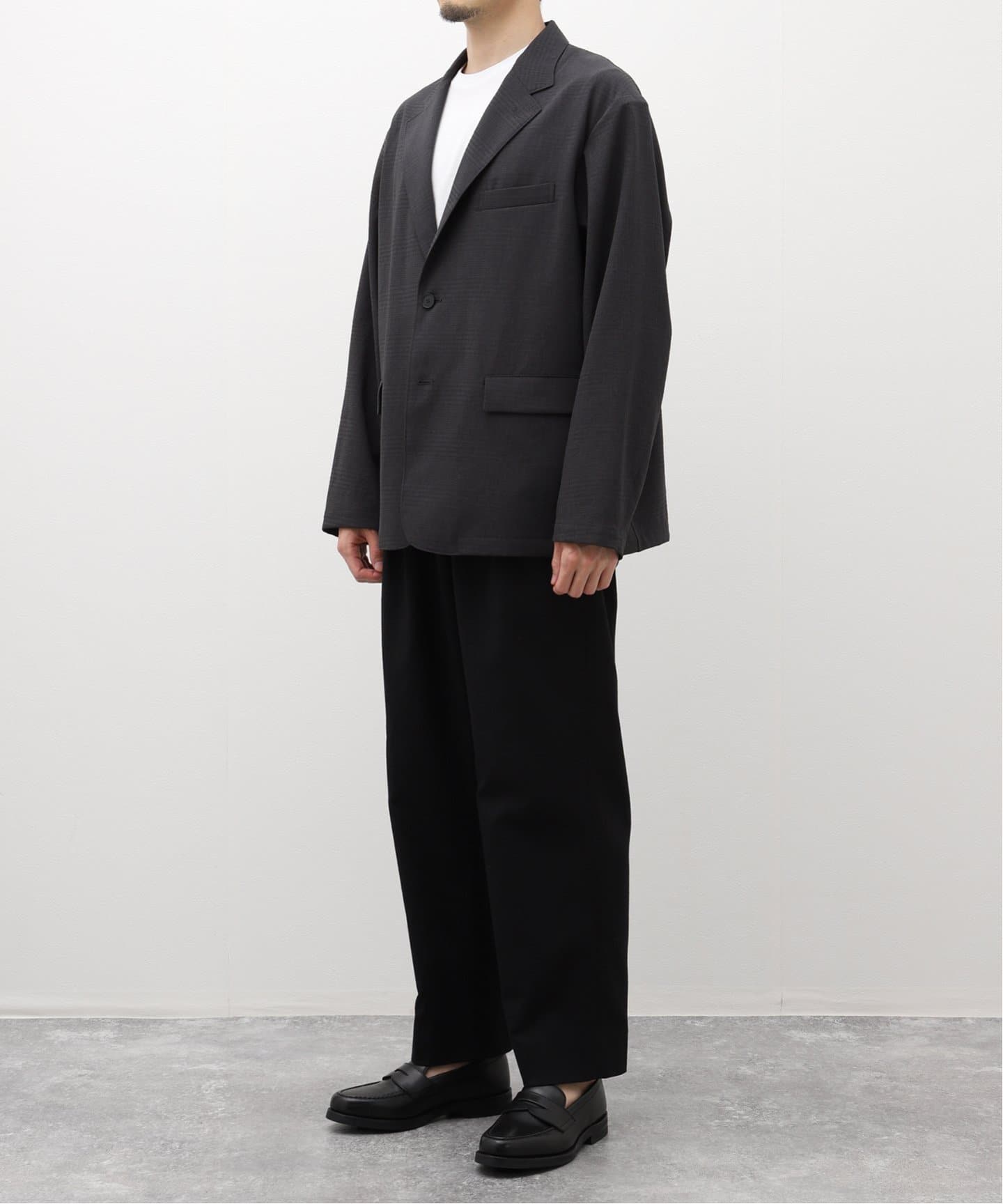 新品）吸水速乾/接触冷感EVALETシャドーチェックフィールドジャケット紺L JOURNAL STANDARD（ジャーナルスタンダード）の「”吸水速乾