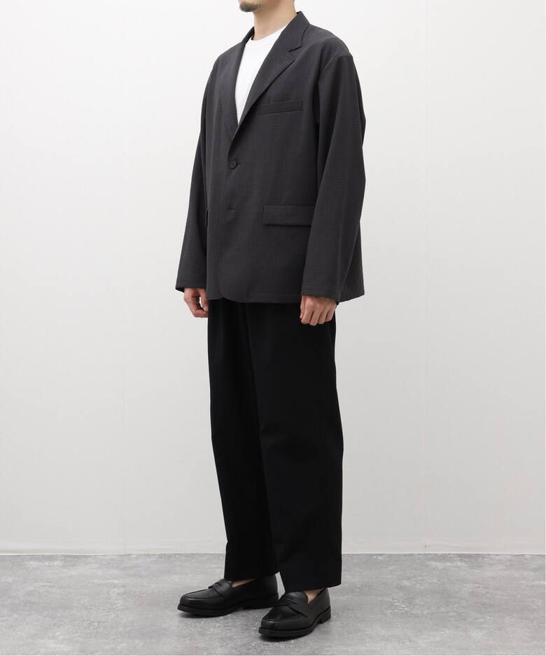 吸水速乾 / 接触冷感” EVALET シャドーチェック フィールドジャケット 