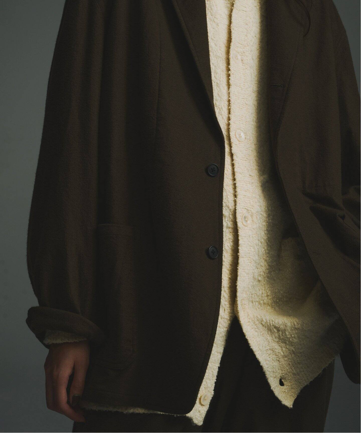 FOLL / フォル】vintage flannel light jacket（テーラードジャケット 