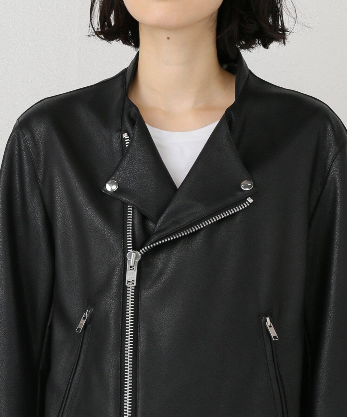 NOMA t.d.*NEEDLES Faux Lether Riders JK（その他ジャケット・スーツ 