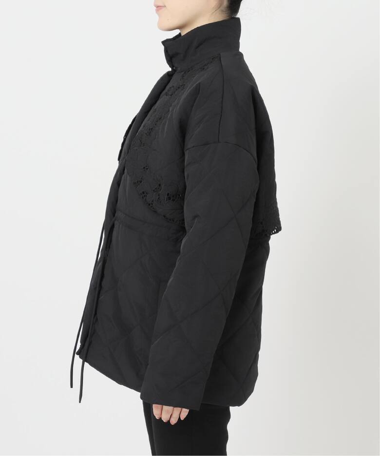 Tach clothing/タッチ クロージング】フラワーキルティングコート 