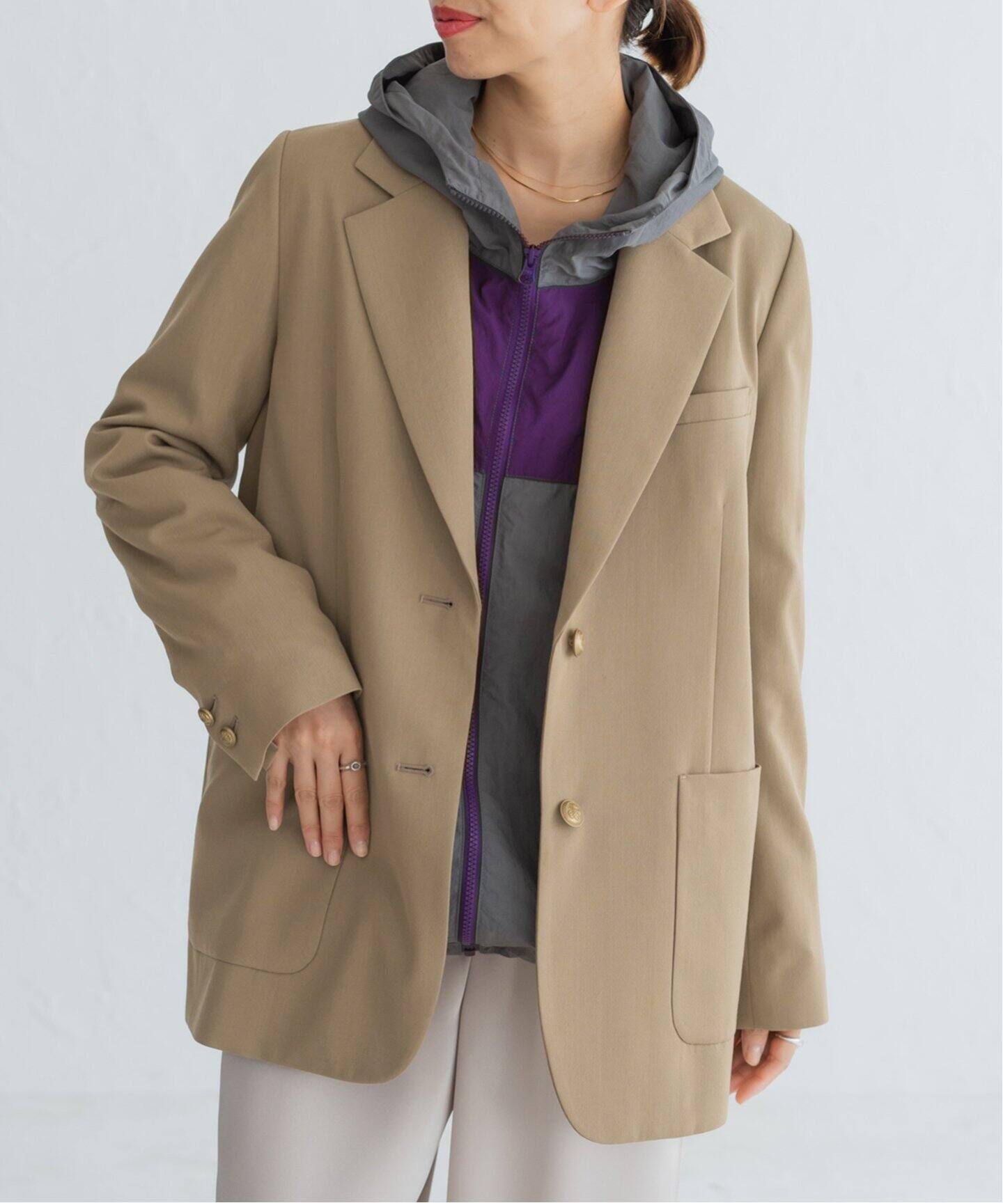 LIENシングルブレザー（テーラードジャケット）｜IENA（イエナ）の通販  