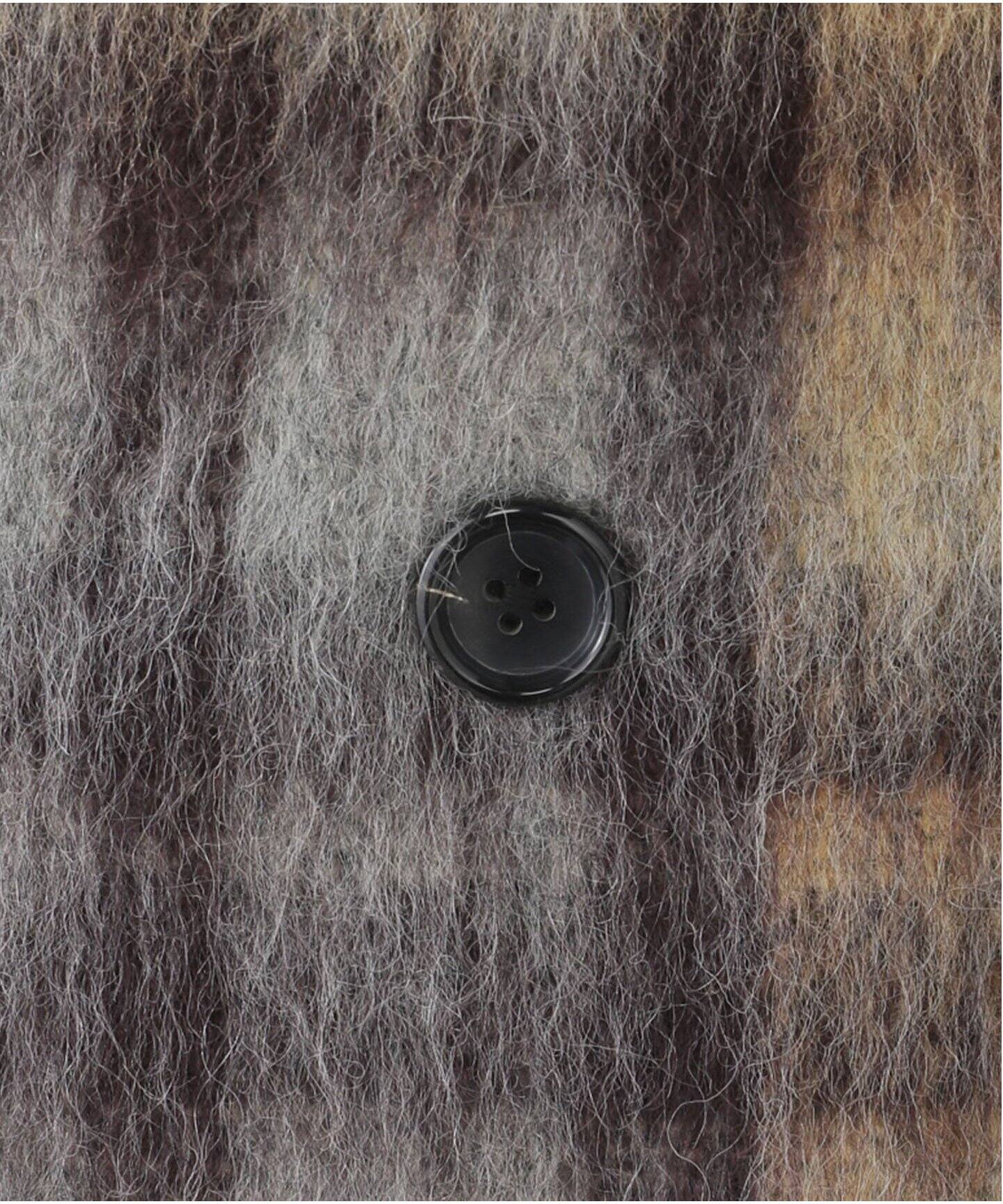 チェックシャギーショートジャコット（その他ブルゾン／アウター