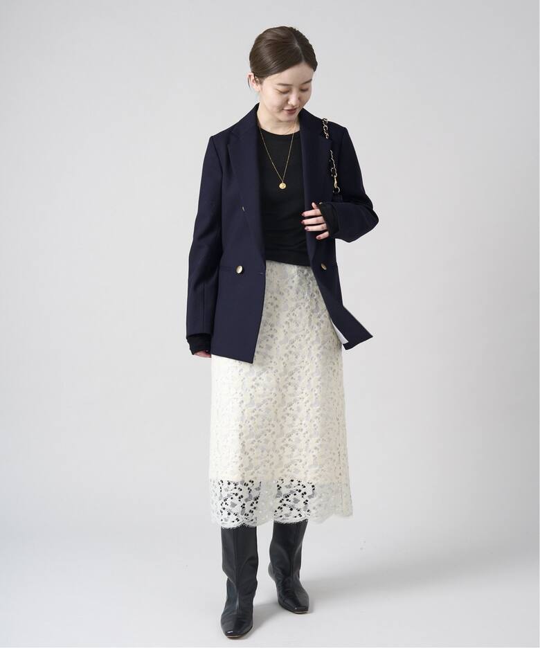 ウーステッド ダブルブレストジャケット（テーラードジャケット  