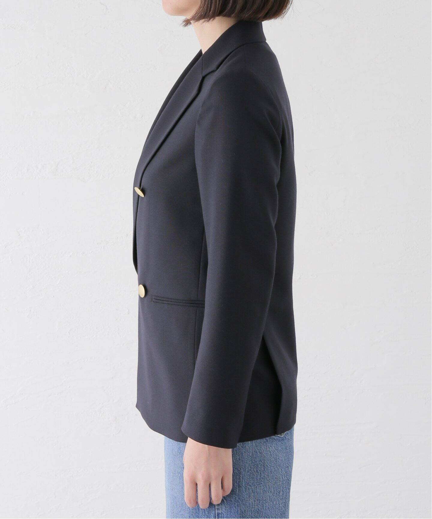 ウーステッド ダブルブレストジャケット（テーラードジャケット