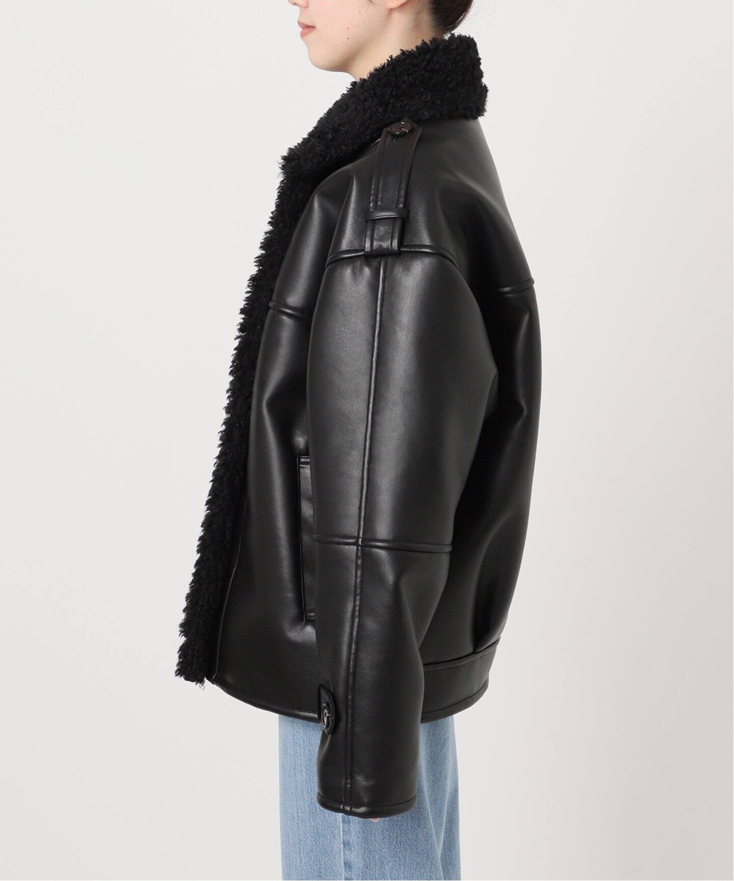 THE GARMENT/ザ ガーメント Brooklyn Aviator Jacket レザージャケット