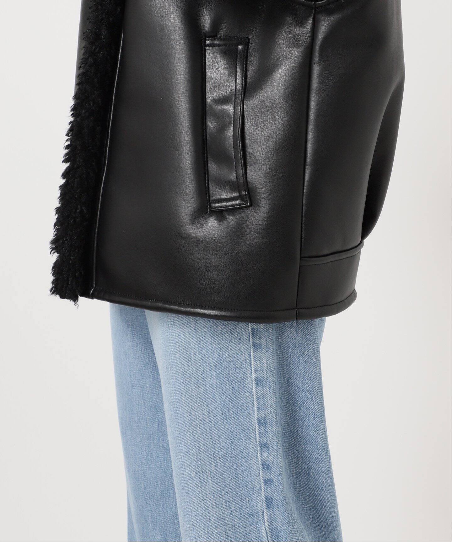 THE GARMENT/ザ ガーメント Brooklyn Aviator Jacket レザー