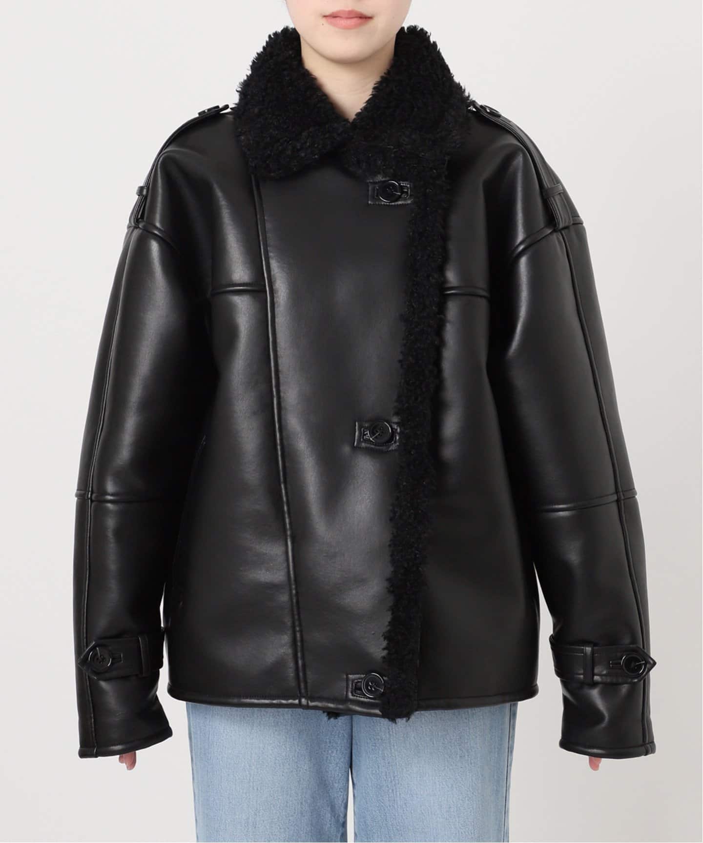 THE GARMENT/ザ ガーメント Brooklyn Aviator Jacket レザー