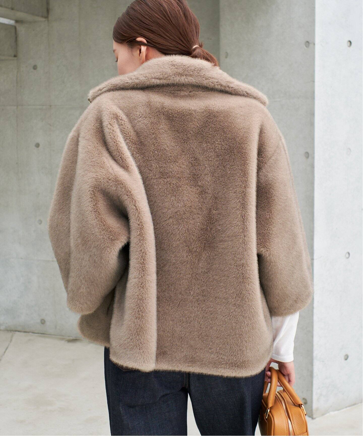 LOU ANDREA/ルーアンドレア ECO-FUR BZ エコファーブルゾン（その他 
