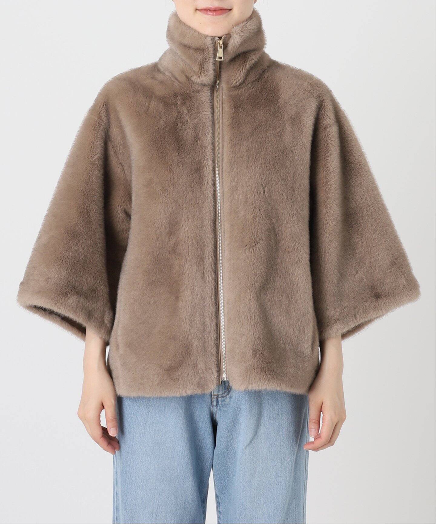 LOU ANDREA/ルーアンドレア ECO-FUR BZ エコファーブルゾン（その他 