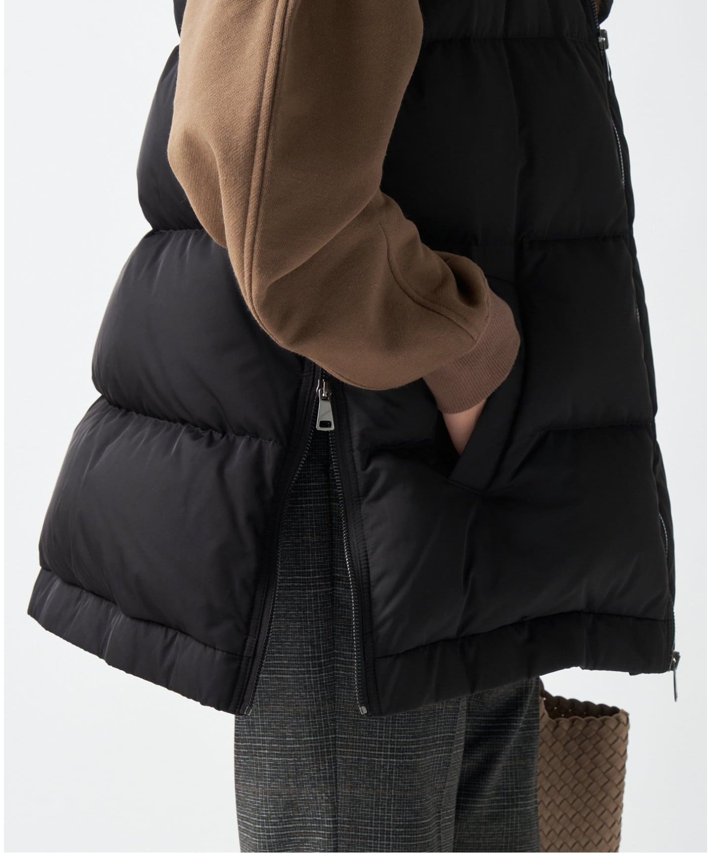 LOU ANDREA/ルーアンドレア 2WAY DOWN VEST ダウンベスト（ベスト