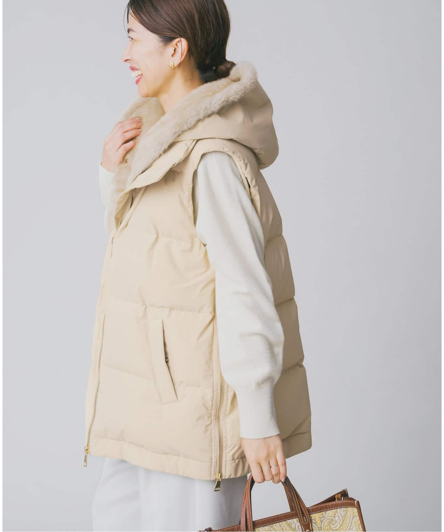 LOU ANDREA/ルーアンドレア 2WAY DOWN VEST ダウンベスト（ベスト