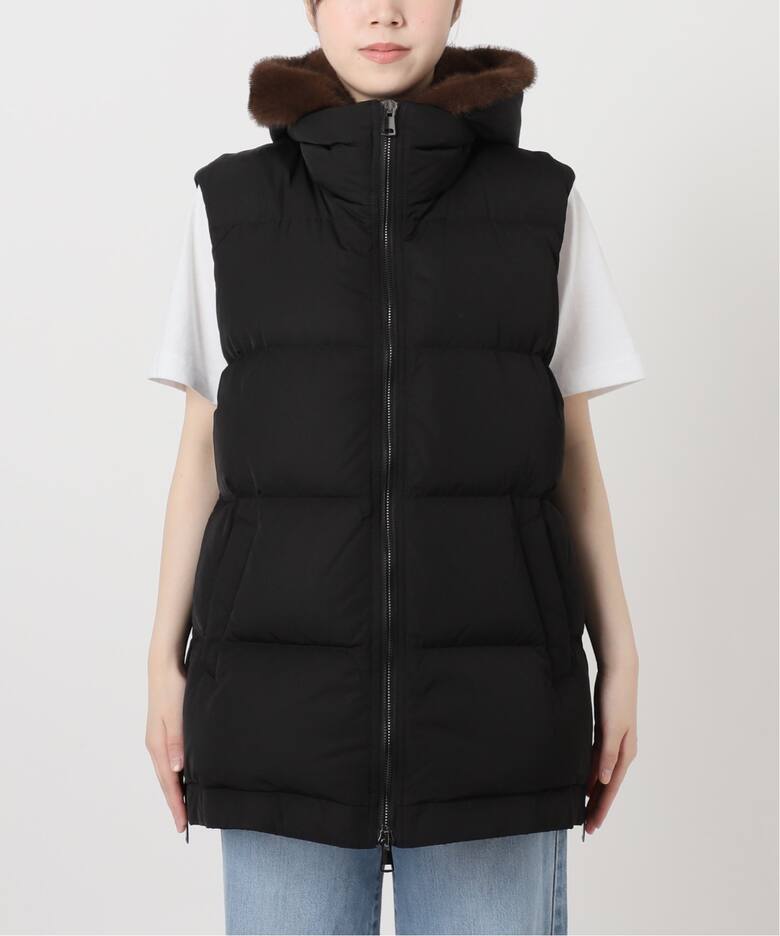 LOU ANDREA/ルーアンドレア 2WAY DOWN VEST ダウンベスト（ベスト 