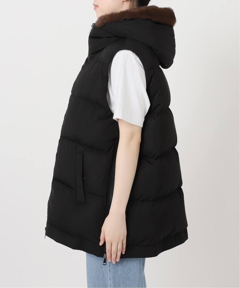 LOU ANDREA/ルーアンドレア 2WAY DOWN VEST ダウンベスト（ベスト 