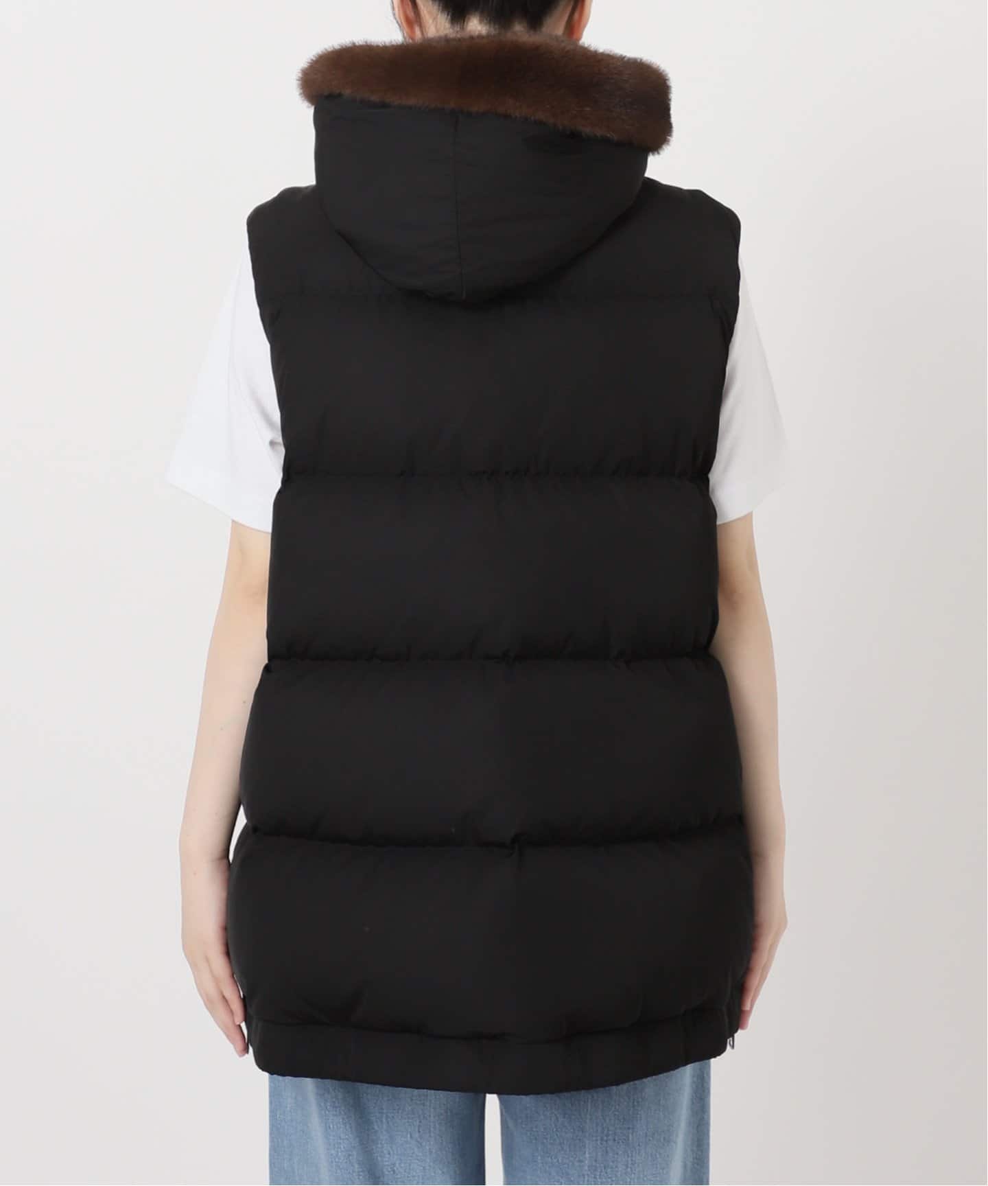 LOU ANDREA/ルーアンドレア 2WAY DOWN VEST ダウンベスト（ベスト