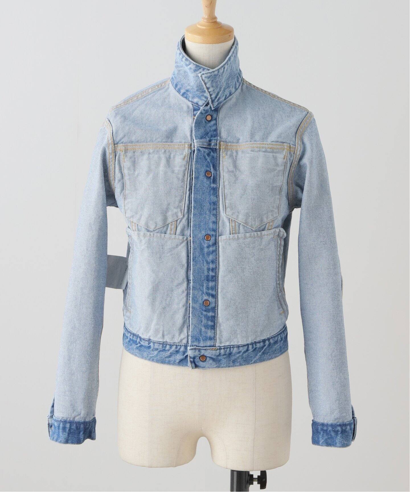 INSCRIRE/アンスクリア】Tight Fit Denim Jacket デニムジャケット ID 