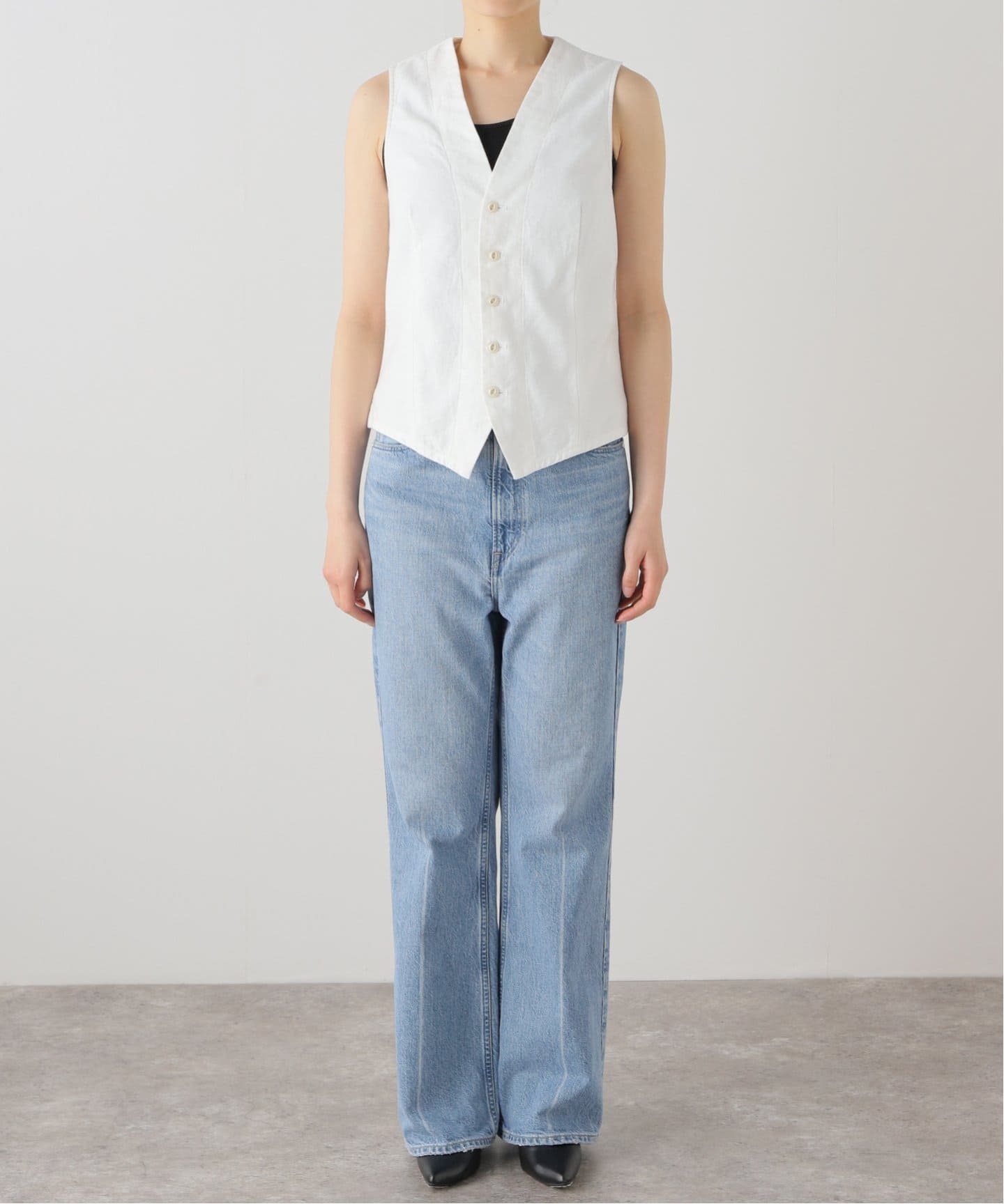 MADISONBLUE/マディソンブルー】SLIM FIT VEST L.oz BS ベスト（ベスト