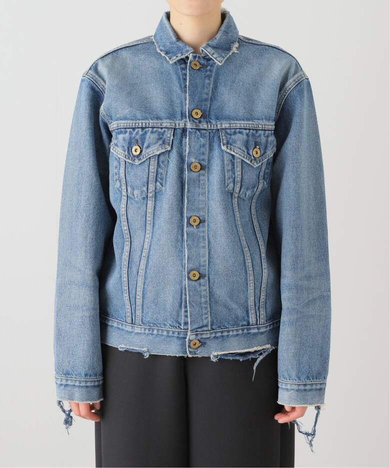 MADISONBLUE/マディソンブルー】CRASHED 3RD TYPE G JACKET デニム 