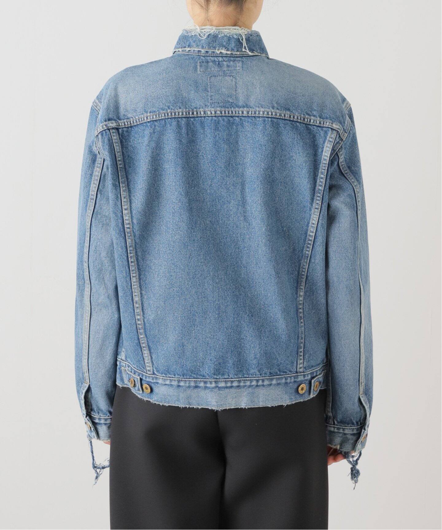 MADISONBLUE/マディソンブルー】CRASHED 3RD TYPE G JACKET デニム 