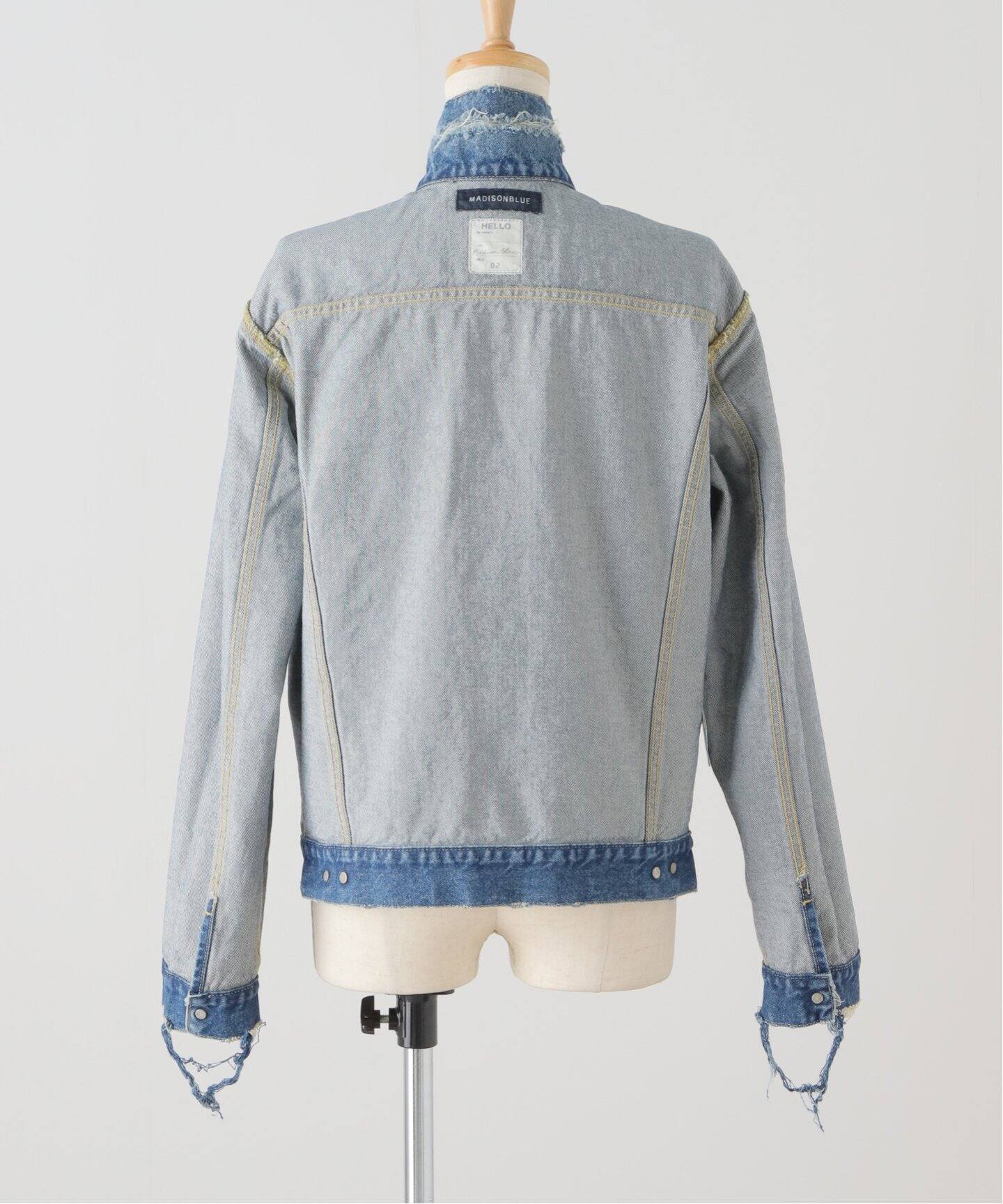 MADISONBLUE/マディソンブルー】CRASHED 3RD TYPE G JACKET デニム 