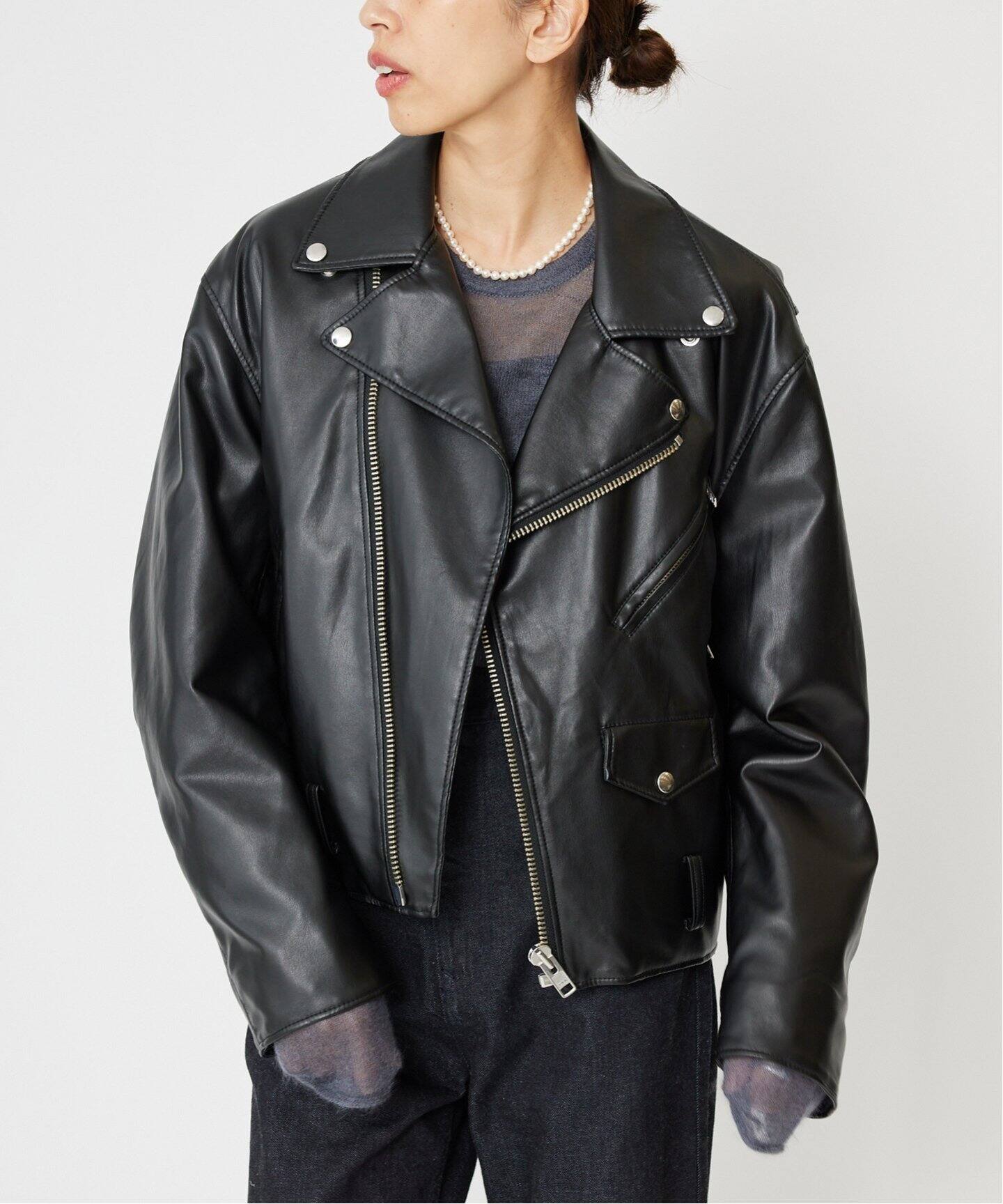 J.B.ATTIRE/ジェービーアタイア Paris motercycle JK JBV-2403（レザー 