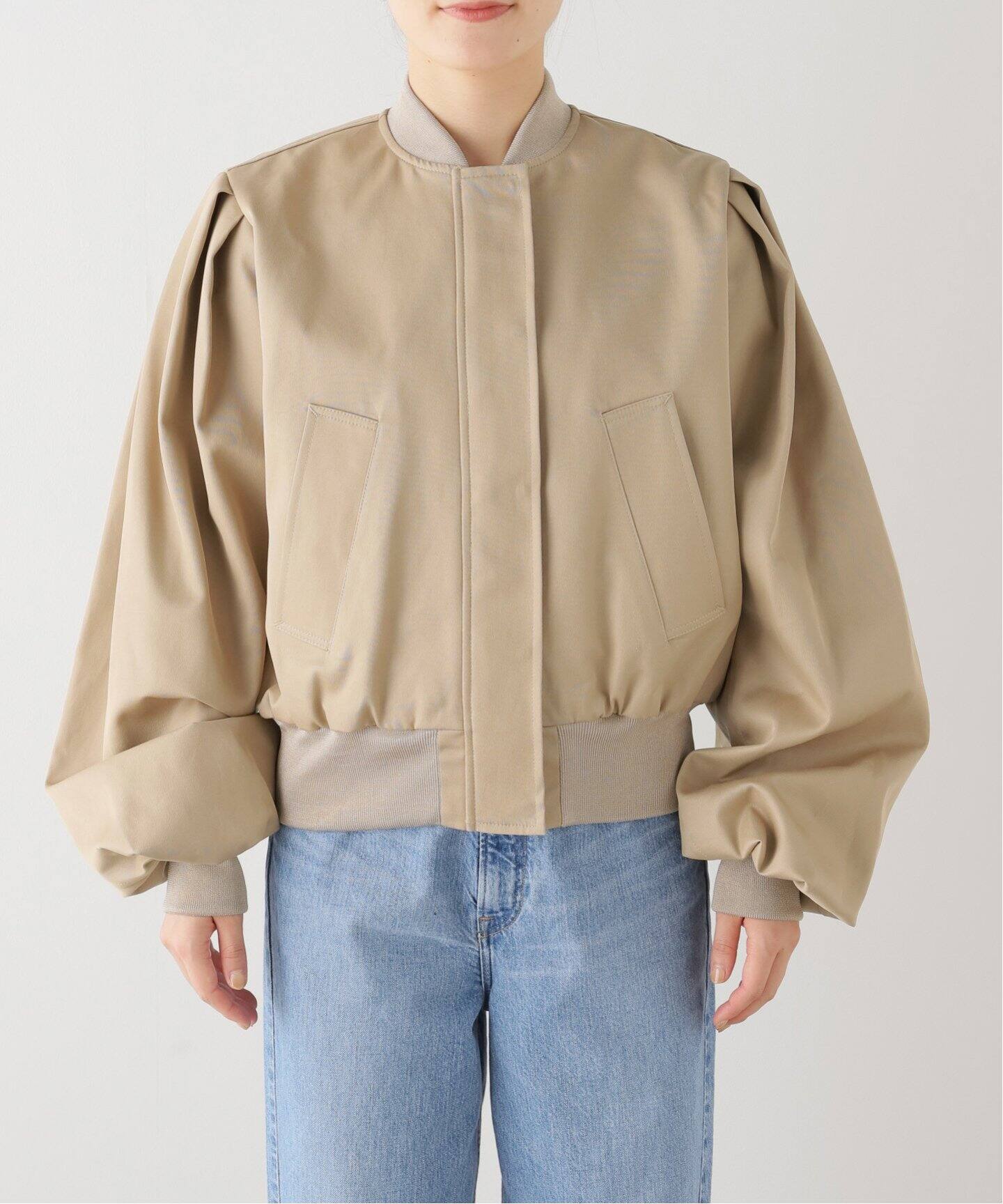 NINA RICCI/ニナ リッチ COTTON TWILL BOMBER JK ジャケット 