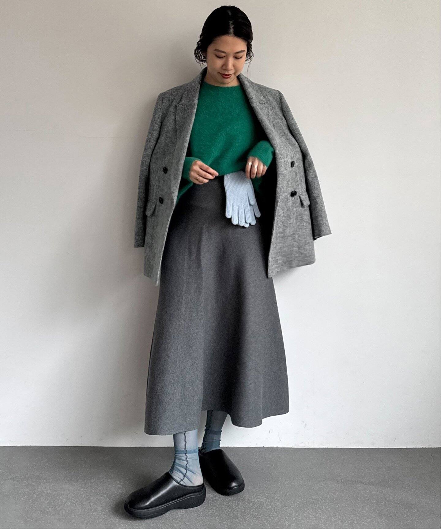 ライトシャギーヘリンボーンジャケット（テーラードジャケット  