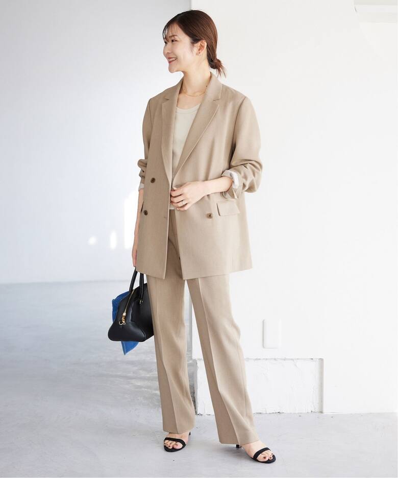 ウォッシャブルツイルダブルジャケット（テーラードジャケット  