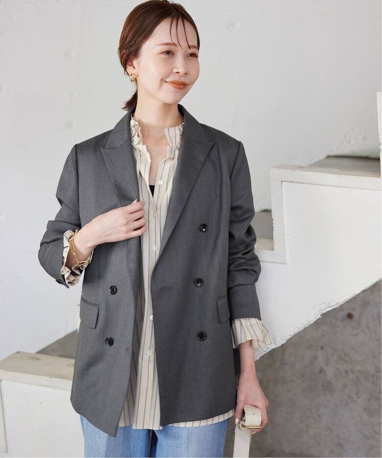 TRダブルブレストジャケット（テーラードジャケット）｜SLOBE IENA  