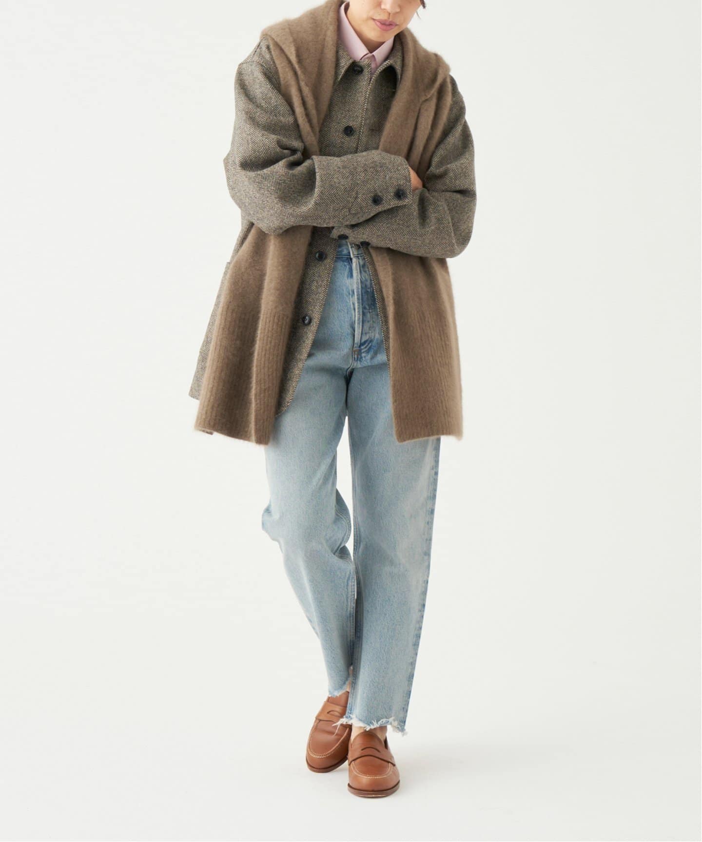 IENA LA BOUCLE 杢ツイード テーラードジャケット⭐︎新品38