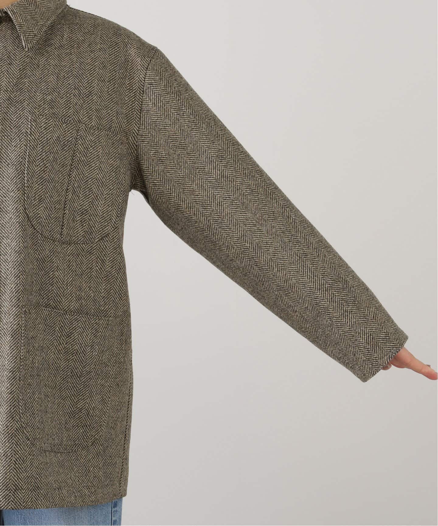 IENA LA BOUCLE MOON ツイードカバーオール（その他ジャケット・スーツ
