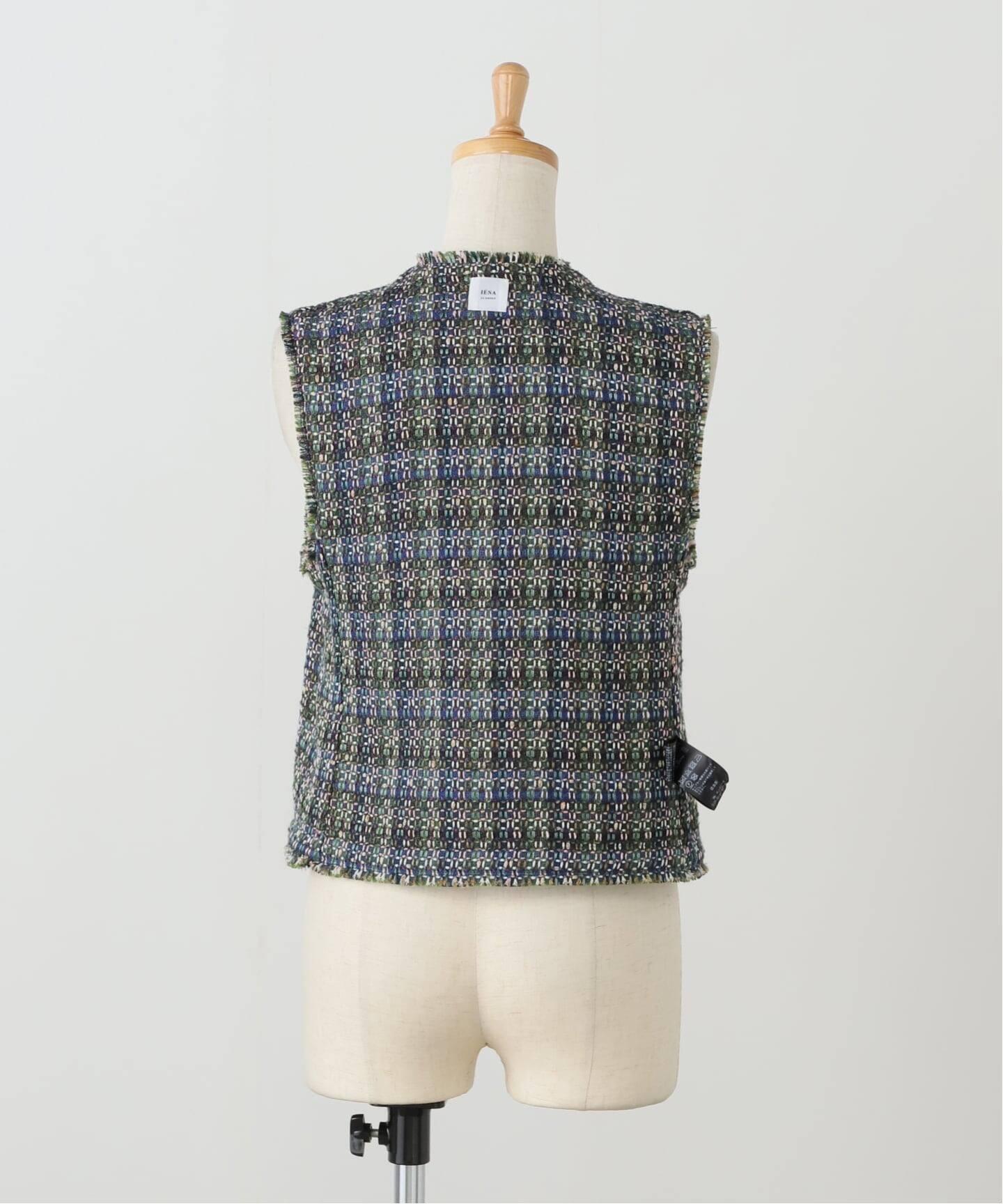 IENA LA BOUCLE LINTON ブライトツイードベスト（ジレ）｜IENA（イエナ