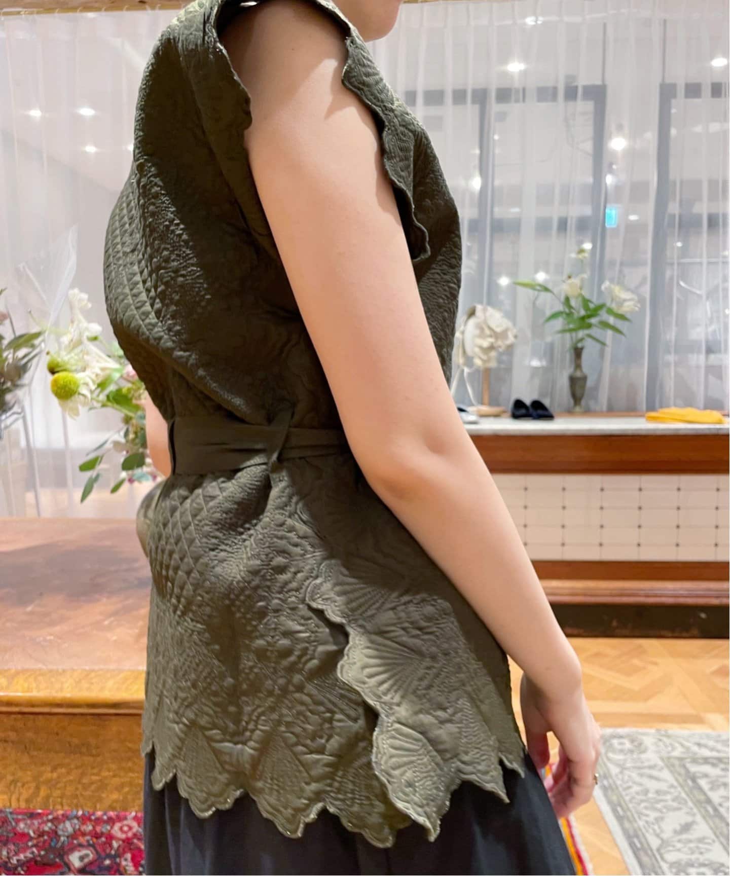 ドゥーズィエムクラス ULLA JOHNSON INDIAN PT DRESS ドゥーズィエムクラスULLA JOHNSON INDIAN PT DRESS