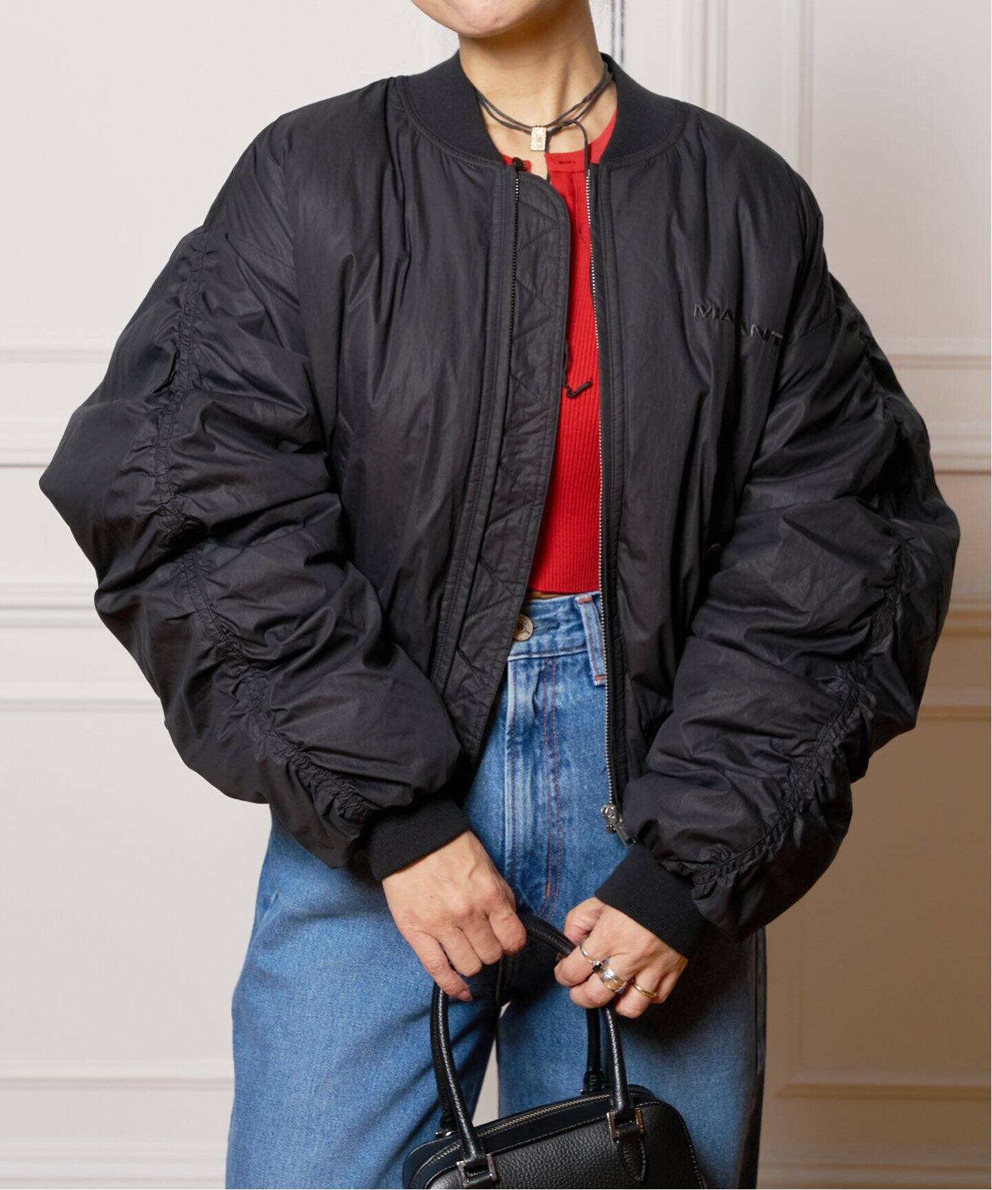 イザベルマランエトワールISABELMARANT⭐︎レザージャケット⭐︎黒  