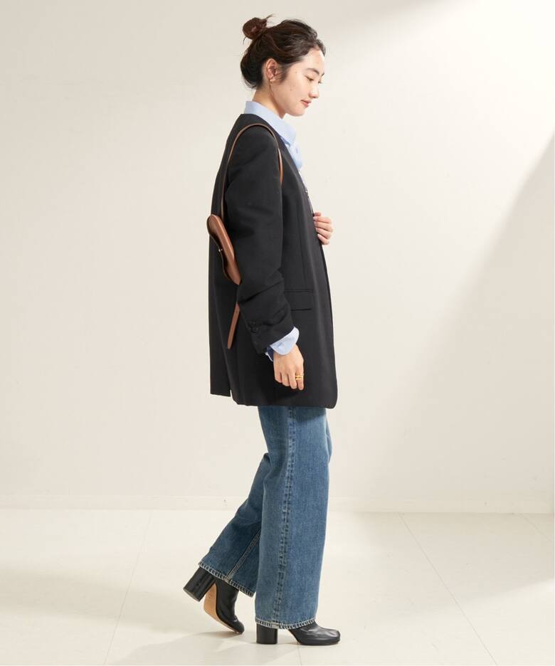 Collarless Big ジャケット（ノーカラージャケット）｜Plage  