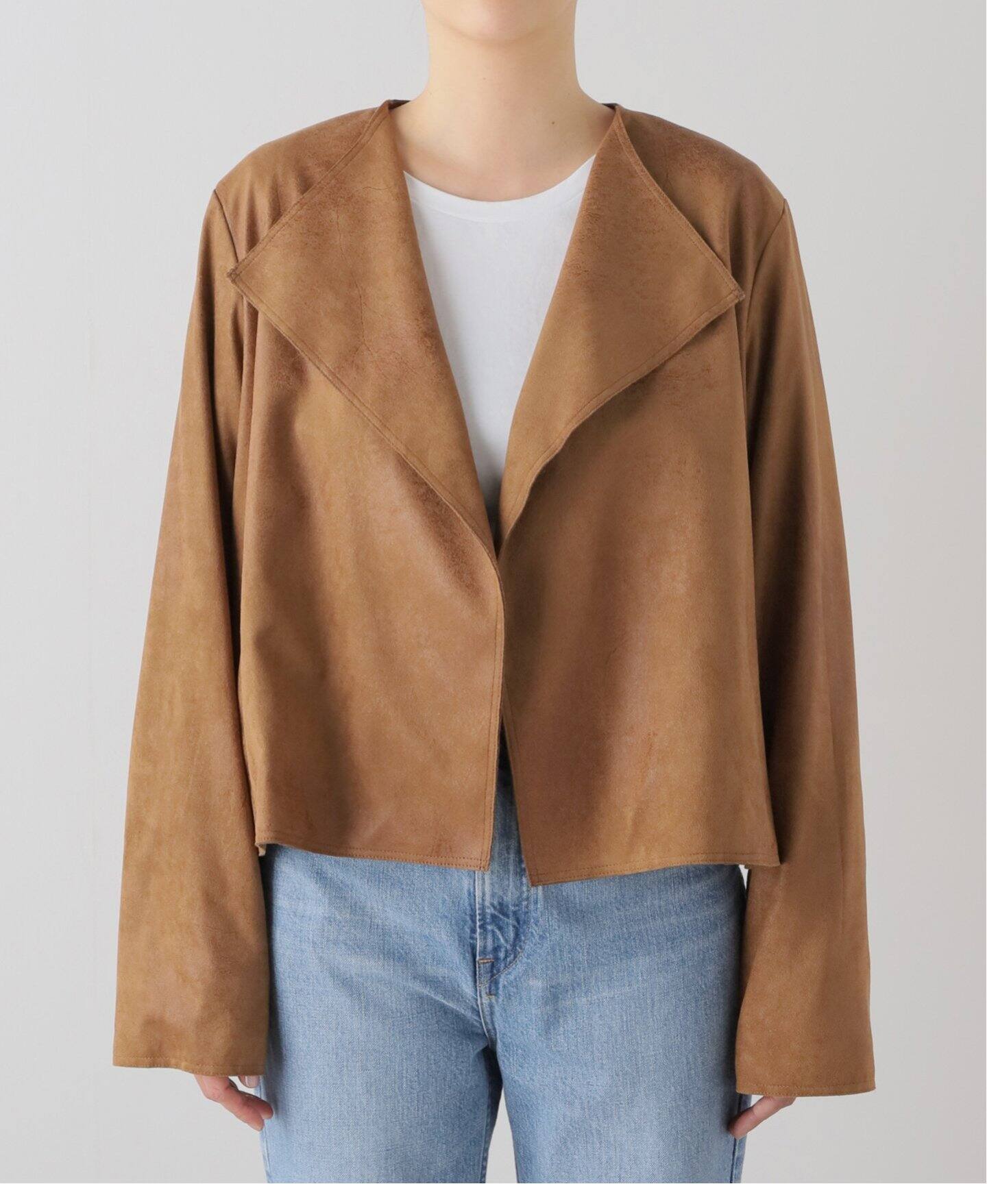 Fake Suede Cropped ジャケット（その他ジャケット・スーツ）｜Plage 