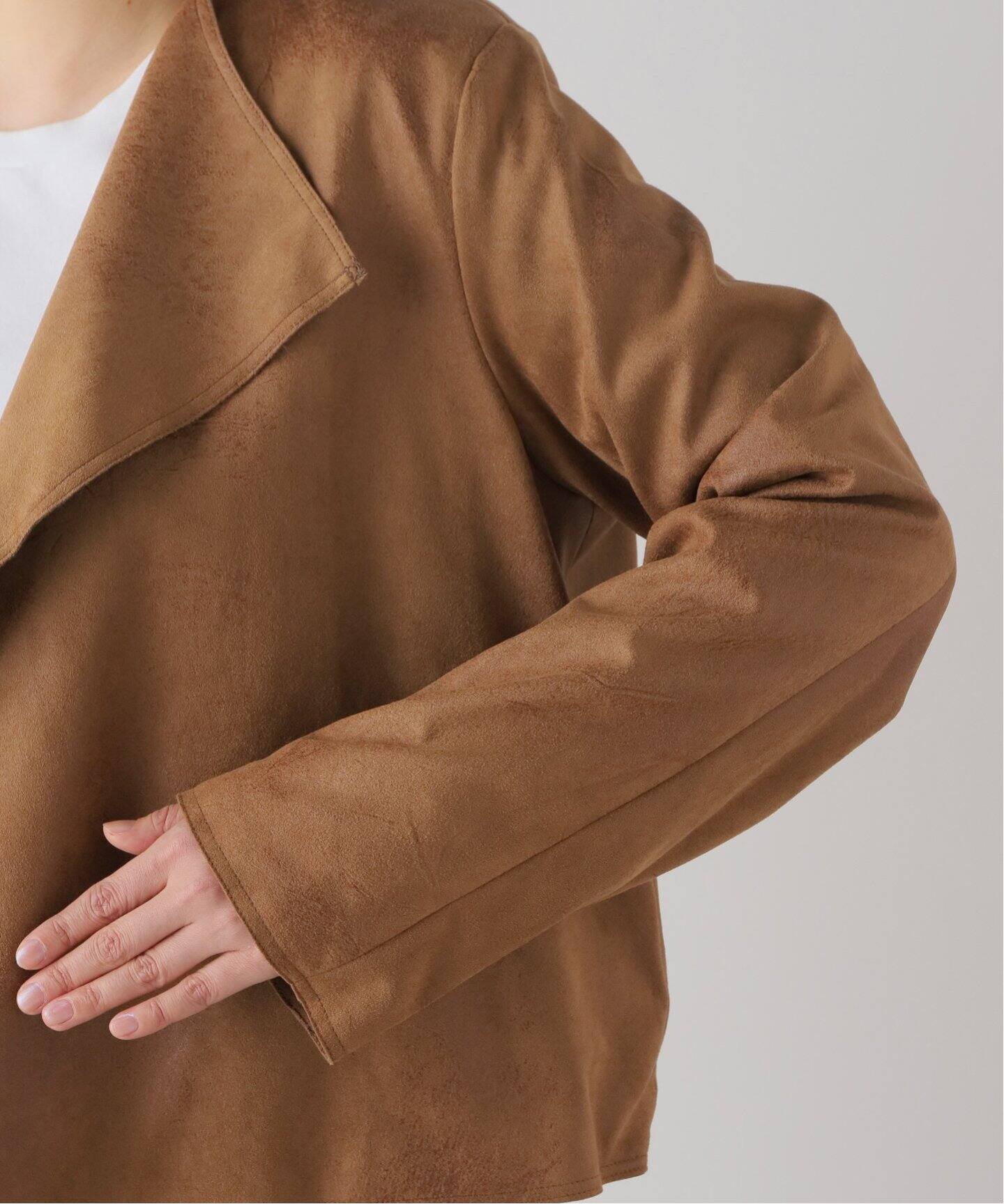 Fake Suede Cropped ジャケット（その他ジャケット・スーツ）｜Plage 