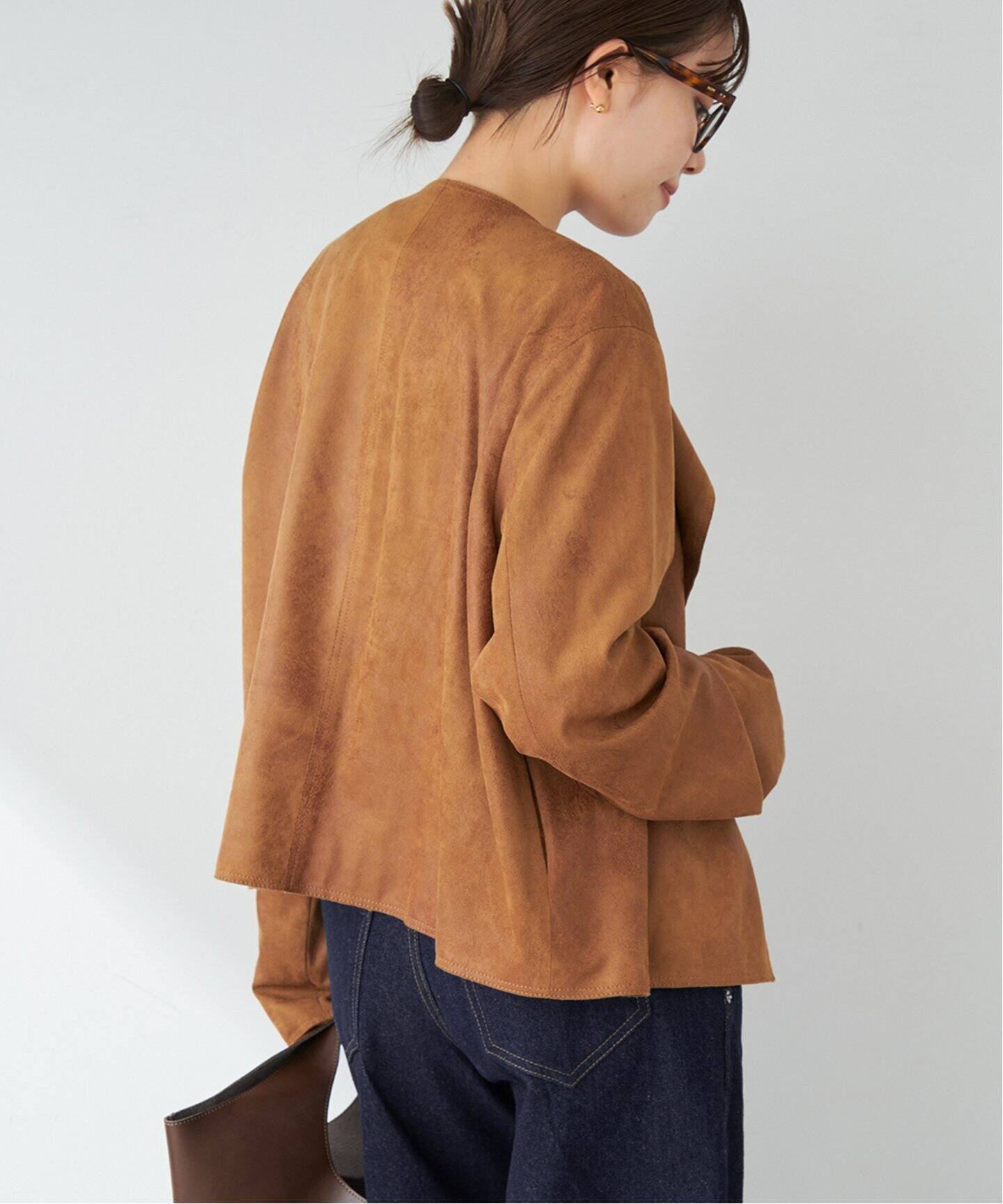 Fake Suede Cropped ジャケット（その他ジャケット・スーツ）｜Plage 