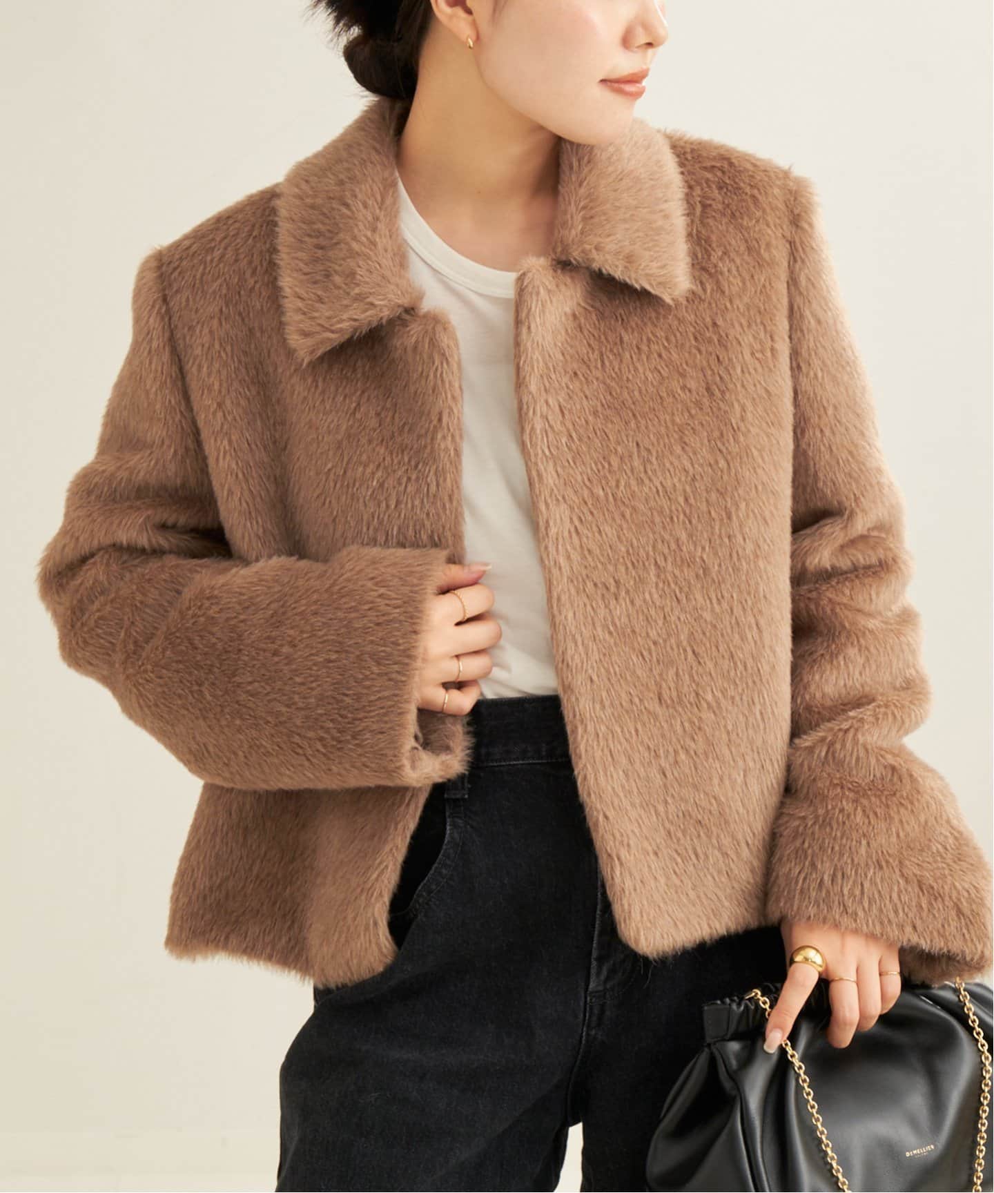 R'IAM-PLAGE ヘリンボーンジャケット R'IAM-PLAGE ヘリンボーンジャケット R'IAM オーバー ジャケット