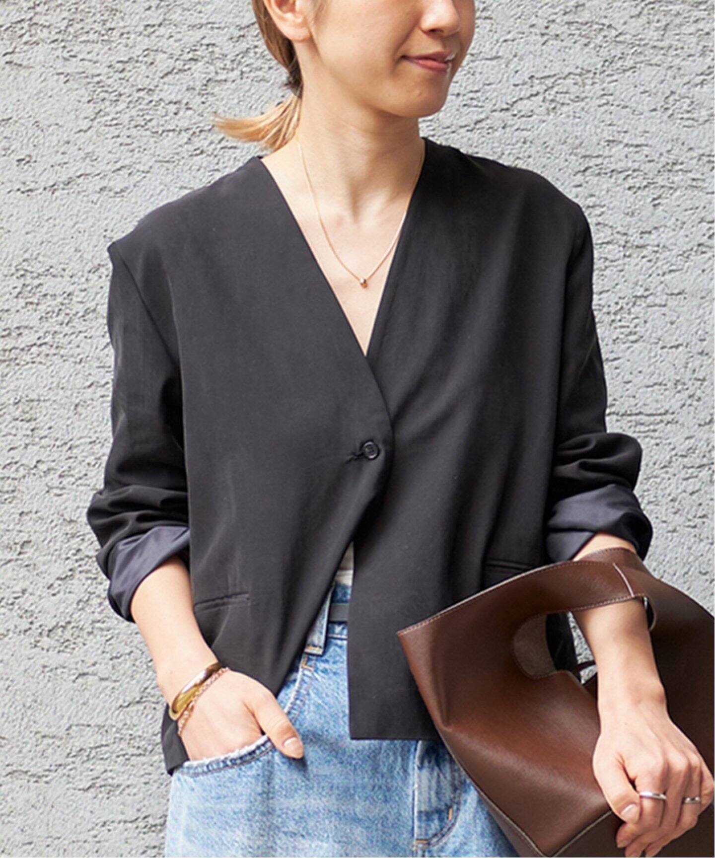 RIAM キュプラブラウス ショートジャケット（その他ジャケット・スーツ  