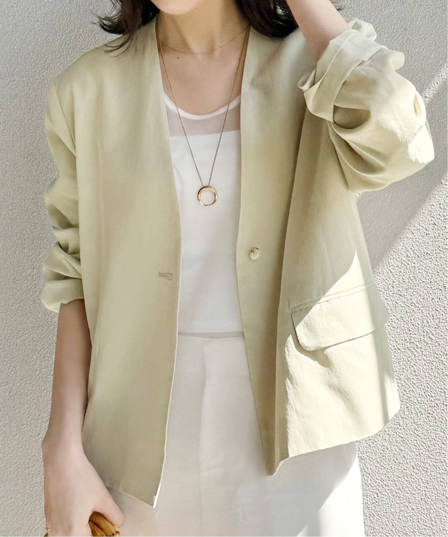 RIAM キュプラブラウス ショートジャケット（その他ジャケット・スーツ  