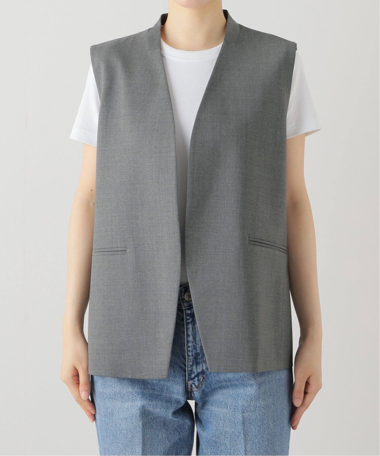 calla lily ジレ (gray)（ジレ）｜Plage（プラージュ）の通販 