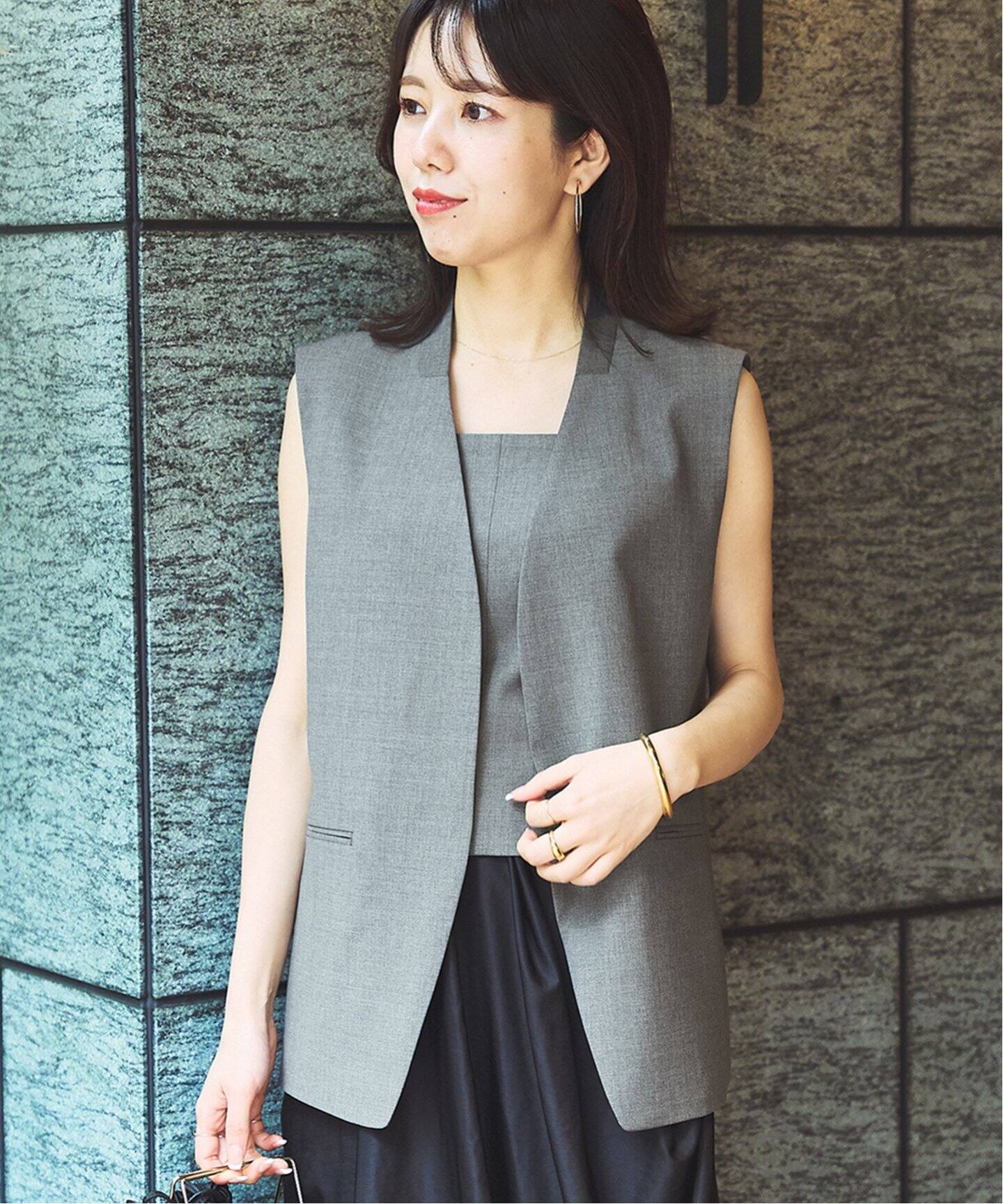 calla lily ジレ (gray)（ジレ）｜Plage（プラージュ）の通販  