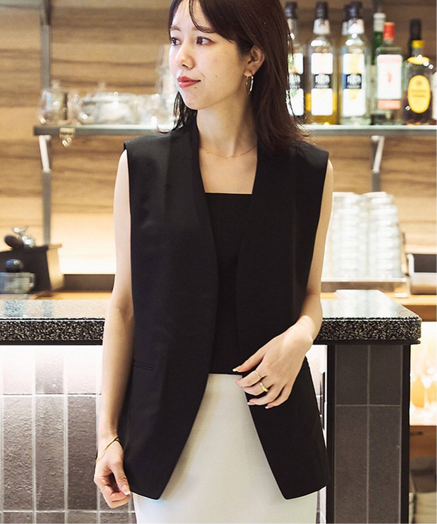 calla lily ジレ (black)（ジレ）｜Plage（プラージュ）の通販 